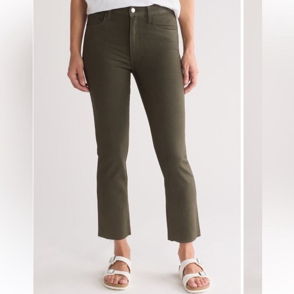 Frank & Eileen CORK D601 The Everyday Straight Leg Jeans in Olive Green NEW 30 - Picture 1 of 7